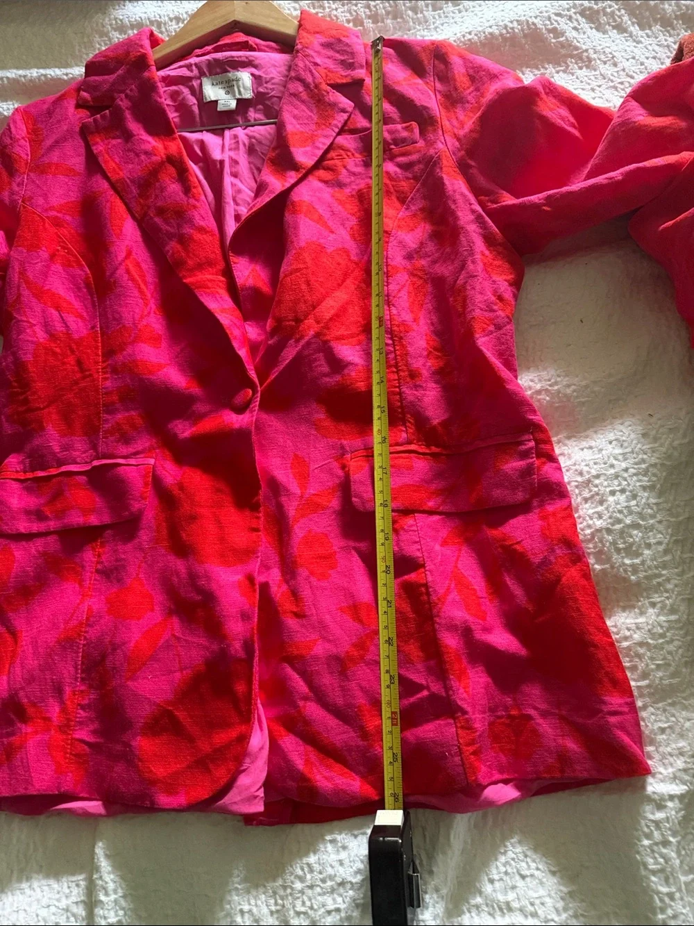 kate spade for Target Pink and Red Floral Blazer
